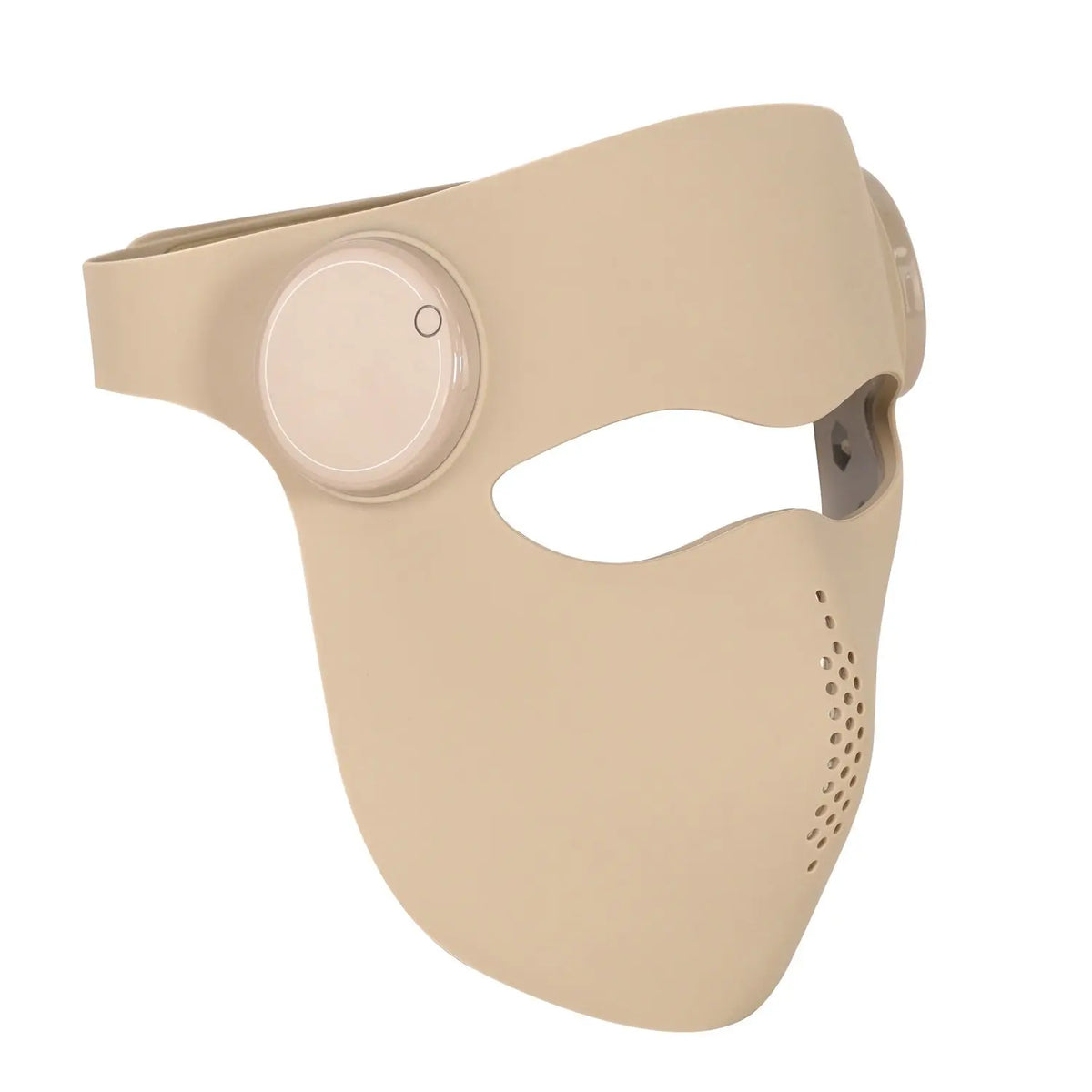 Dermfix FreeGlow cordless silicone LED face mask, side view